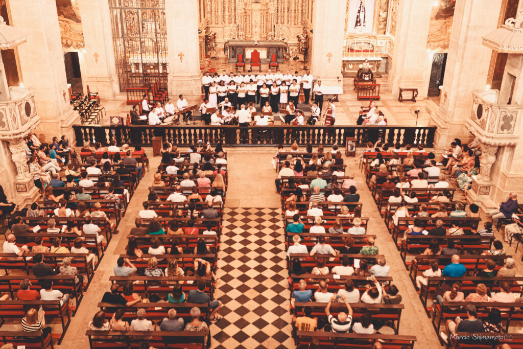 Apresentações na torre sineira marcam programação de Concertos de Natal na Catedral Basílica