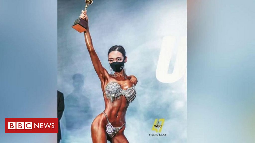 Peder o braço foi o impulso para Kim Na-Yaoon se tornar campeã fisioculturista