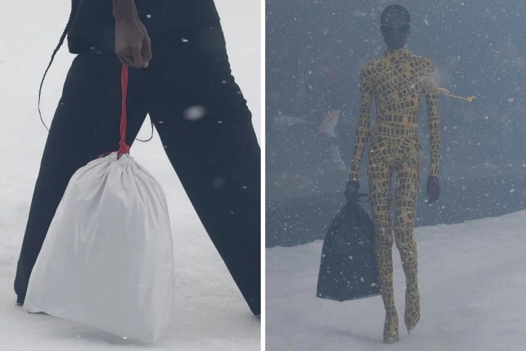 Balenciaga vende bolsa inspirada em sacos de lixo por R$ 9 mil