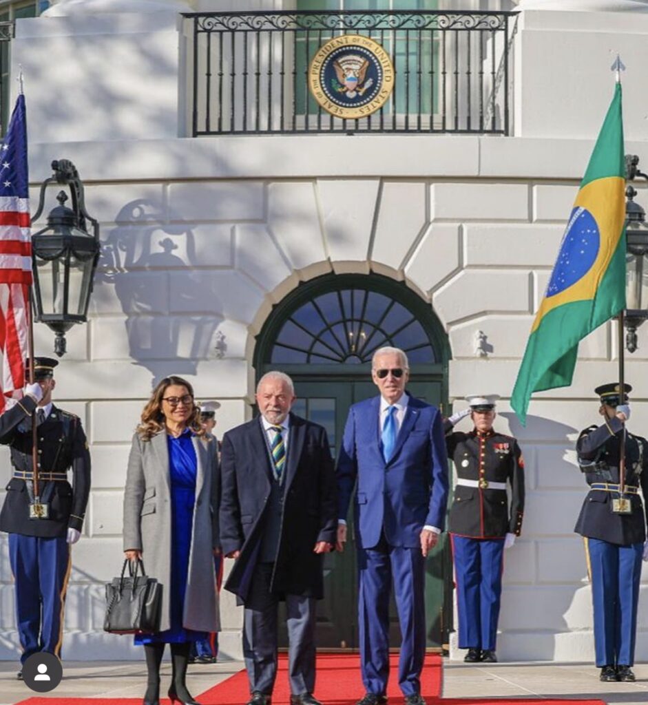 Lula é recebido na Casa Branca, se reune com Joe Biden e Congressistas americanos